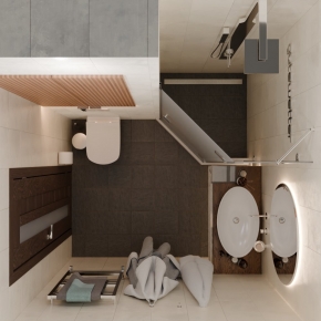 TREND DOOR GK-862AG135ONE-01 хром блестящий стекло матовое #5