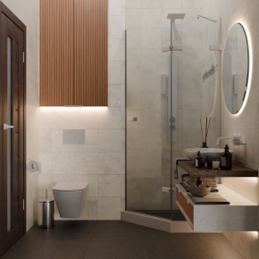 TREND DOOR GK-862AG135ONE-01 белый матовый стекло бесцветное #4